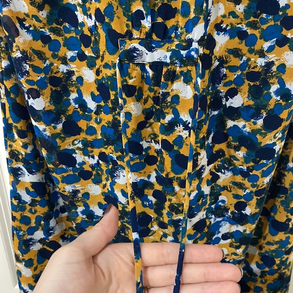 H&M Mini Blue Yellow Dress - Picture 7 of 9